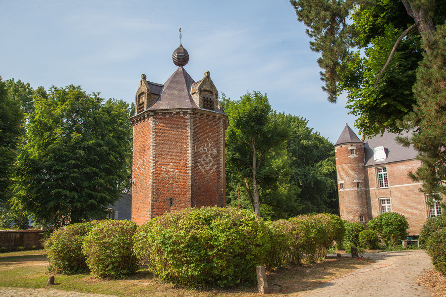 Jardin du château d'Esquelbecq