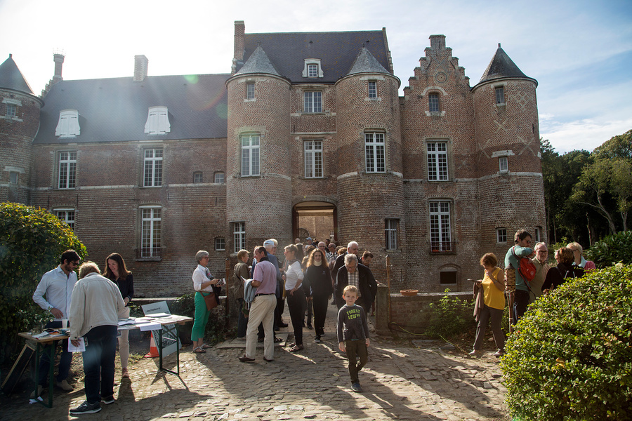 Jardin du château d'Esquelbecq