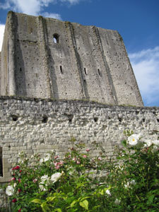 Jardin d'inspiration médiévale du donjon de Loches