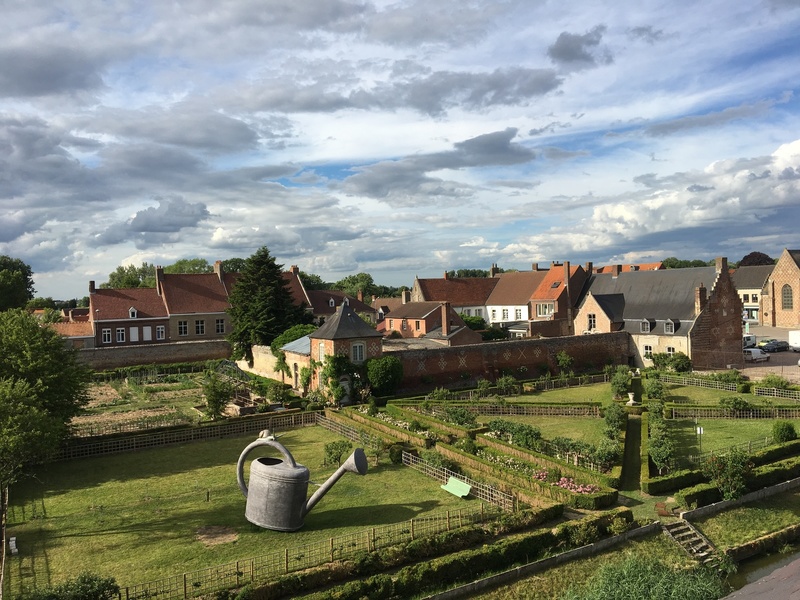 Jardin du château d'Esquelbecq