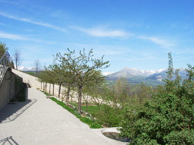 DOMAINE DE CHARANCE, JARDIN EN TERRASSES