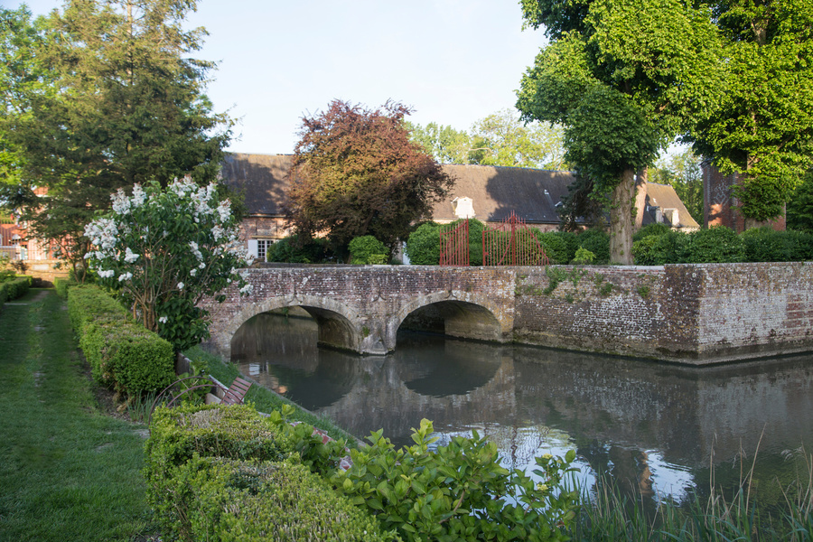 Jardin du château d'Esquelbecq