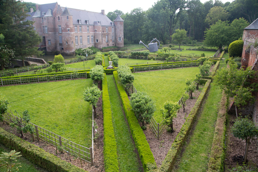 Jardin du château d'Esquelbecq