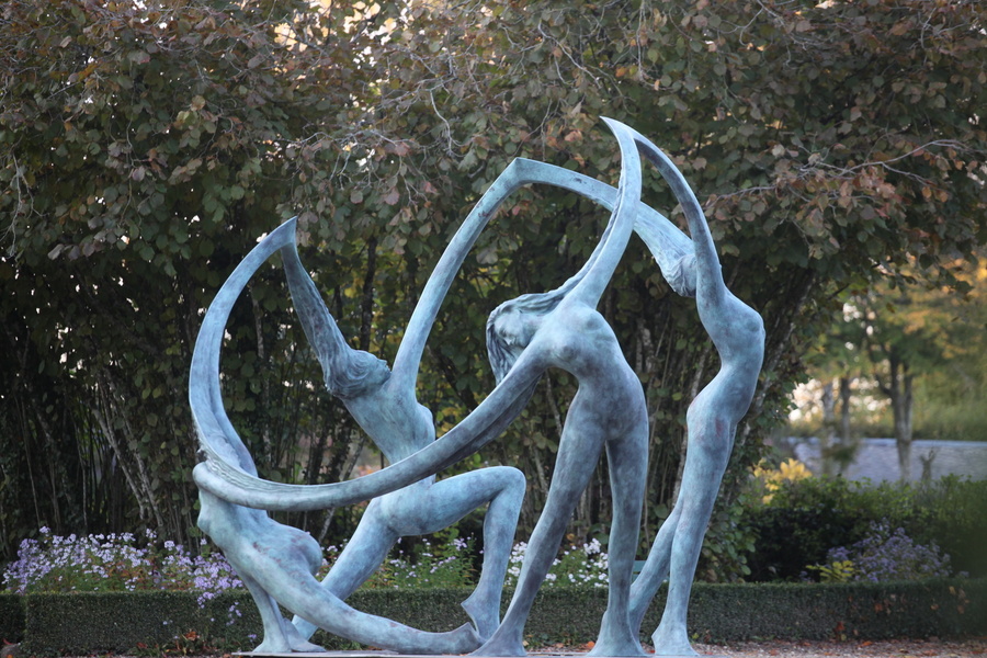 Le Jardin des sculptures, Château de Bois-Guilbert