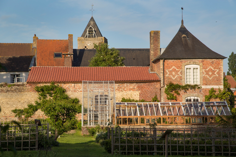 Jardin du château d'Esquelbecq