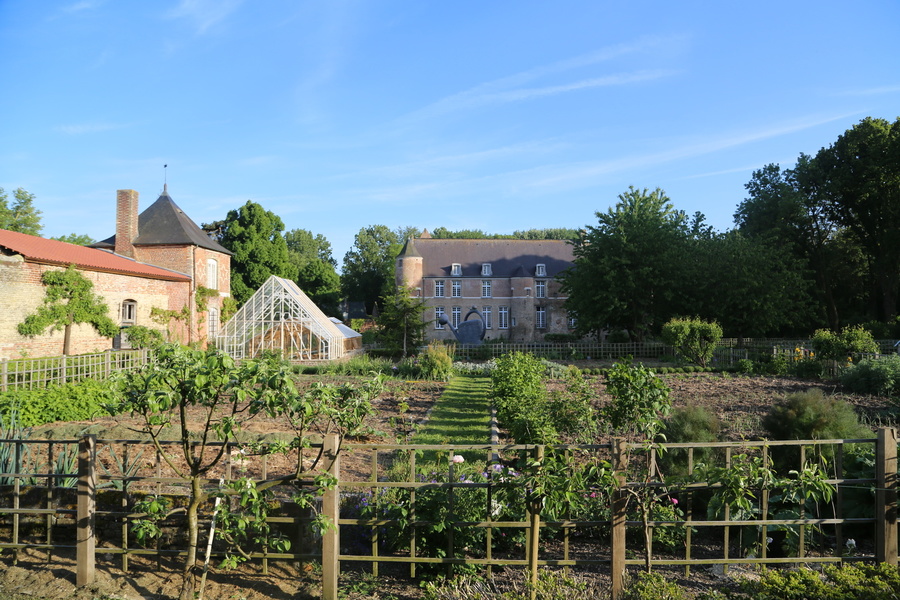Jardin du château d'Esquelbecq