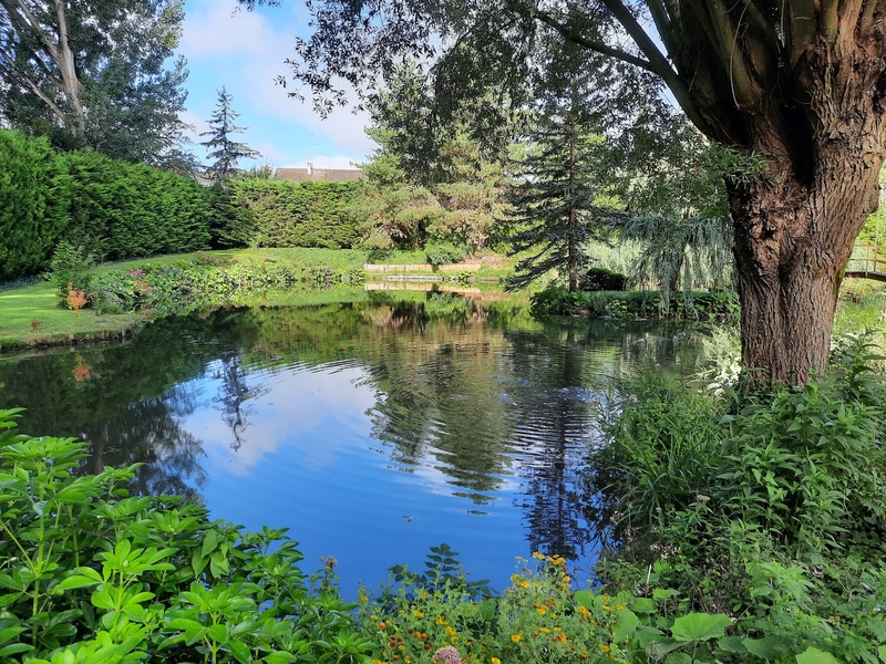 Le jardin au-delà de l'eau