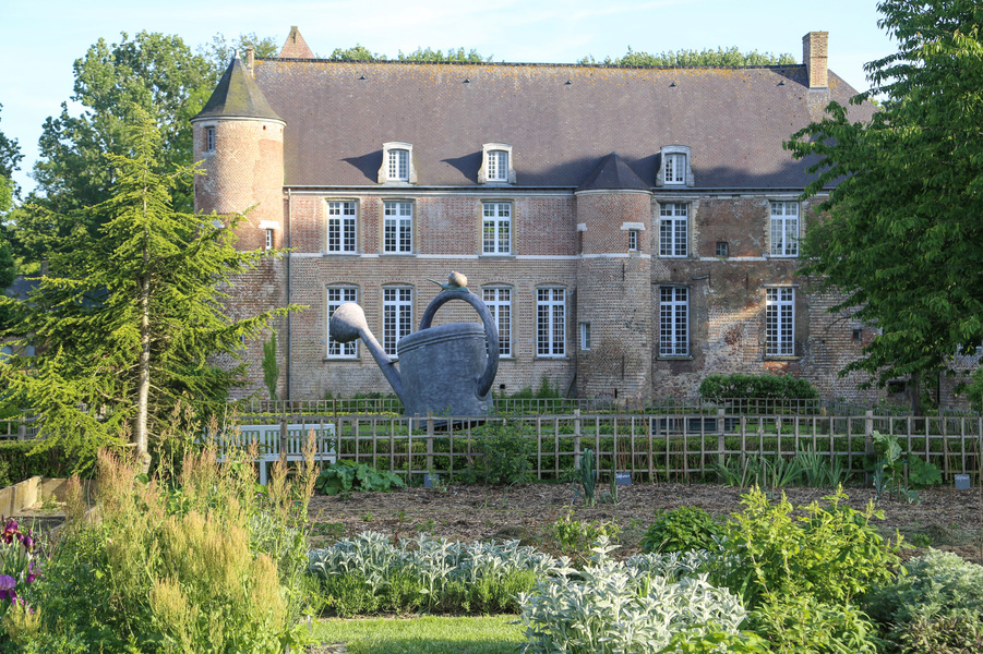 Jardin du château d'Esquelbecq
