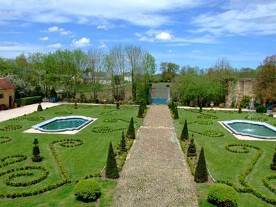 Les jardins du château de Gardères