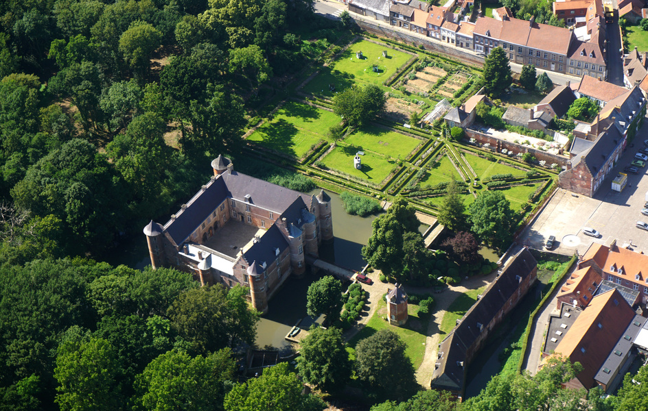 Jardin du château d'Esquelbecq