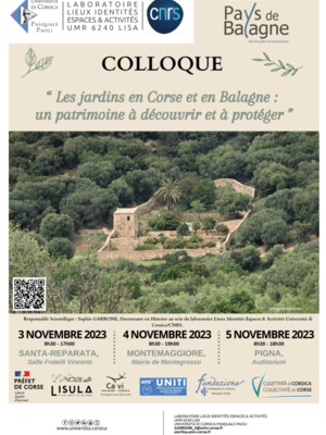 LES JARDINS EN CORSE ET EN BALAGNE : UN PATRIMOINE À DÉCOUVRIR ET À PROTÉGER