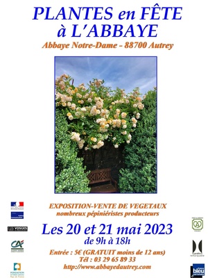 Fête des plantes à l'Abbaye d'Autrey