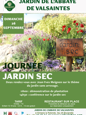 Journée Jardin sec à Valsaintes