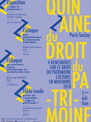 Quinzaine du droit du patrimoine