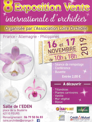 8ème exposition internationale d'orchidées à Feurs