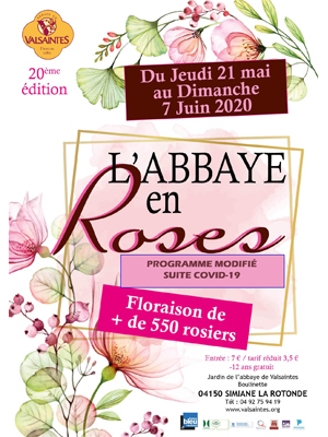 La Vie en Roses à l'Abbaye de Valsaintes