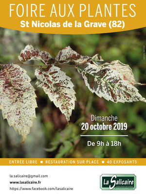 Foire aux plantes rares et de collection 2019 à Saint-Nicolas-de-la-Grave