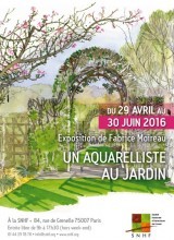 Un aquarelliste au jardin