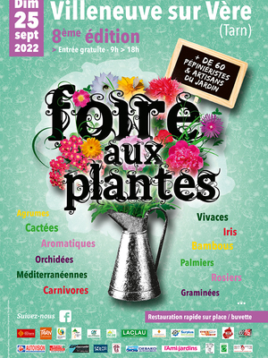 Foire aux plantes de Villeneuve sur Vère