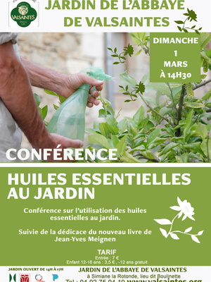 Huiles Essentielles au jardin