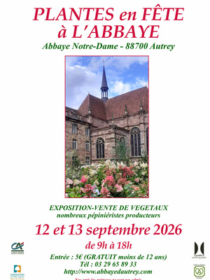 Fête des plantes d'automne à l'Abbaye d'Autrey
