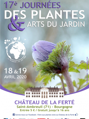 ANNULATION Journées des Plantes et Arts du Jardin 2020 de la Ferté - Saint-Ambreuil