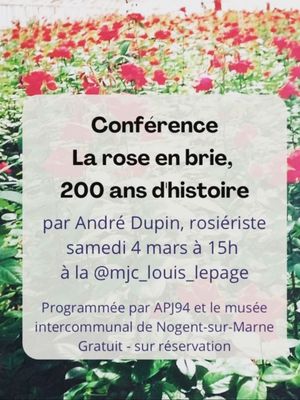 La rose en Brie - 200 ans d'histoire