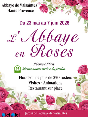 L'abbaye en roses