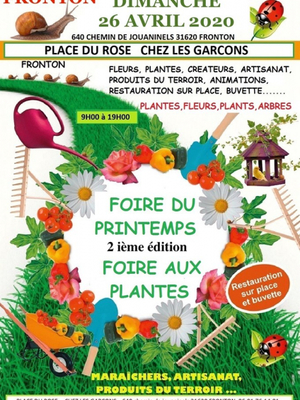 Foires aux plantes et artisanat 2020 à Fronton