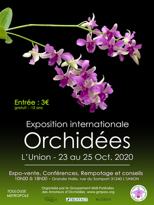 Exposition internationale d'orchidées 2020 à L'Union