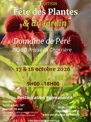 55° Fête des Plantes et du Jardin du Domaine de Péré