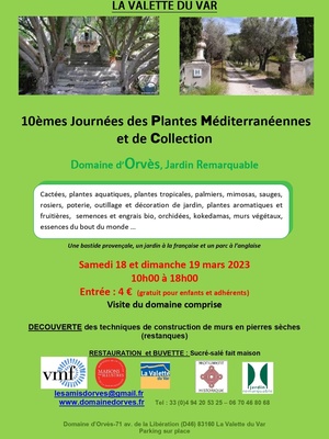 10 Journées des Plantes Méditerranéennes
