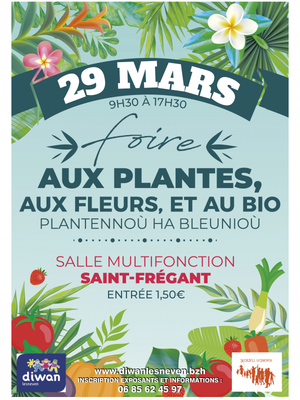 Foire aux plantes et au bio 2020 à Saint-Frégant