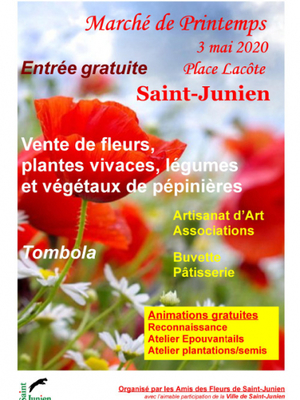 Marché de Printemps 2020 à Saint-Junien