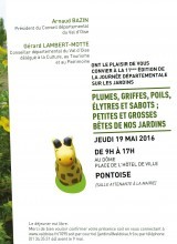 Plumes, griffes, poils, élytres et sabots : petites et grosses bêtes de nos jardins