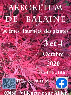 30 emes Journées des Plantes Arboretum de Balaine