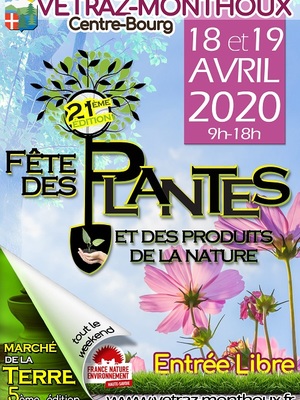 ANNULATION 21ème Fête des Plantes de Vétraz-Monthoux