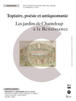 Topiaire, poésie et antiquomanie Les jardins de Chanteloup à la Renaissance