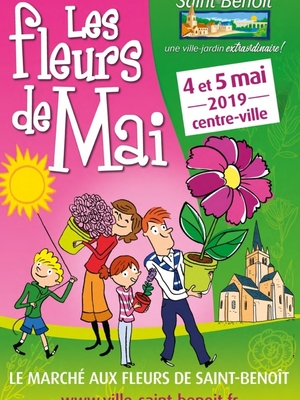 Marché aux fleurs de Saint-Benoit
