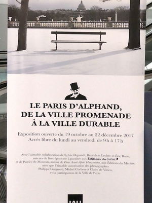 Le Paris d'Alphand : de la ville promenade à la ville durable.