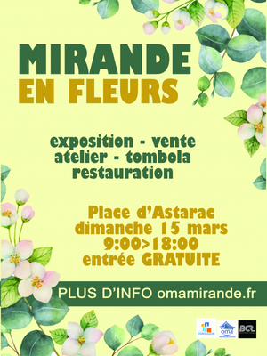 Mirande en fleurs